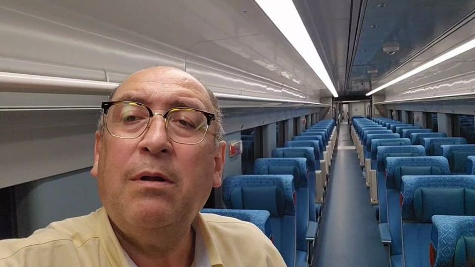 Diputado del PRI, Rubén Moreira, muestra lo vacío que va el Tren Maya.
