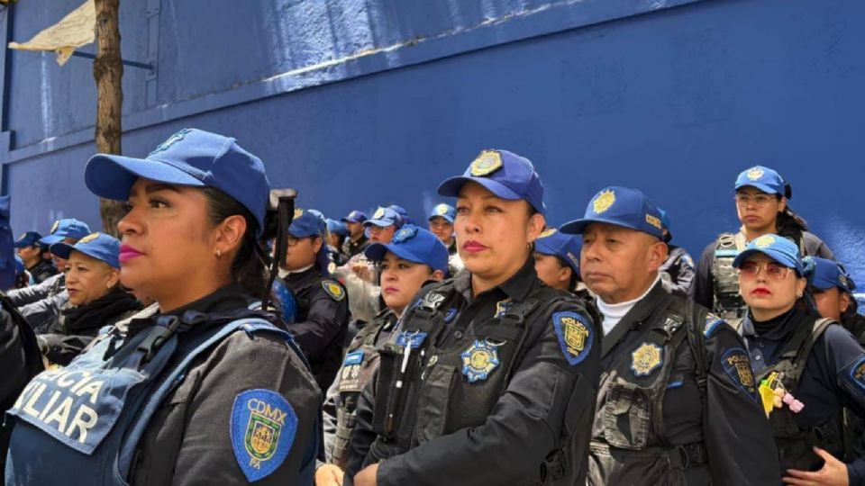Agentes de la SSC.