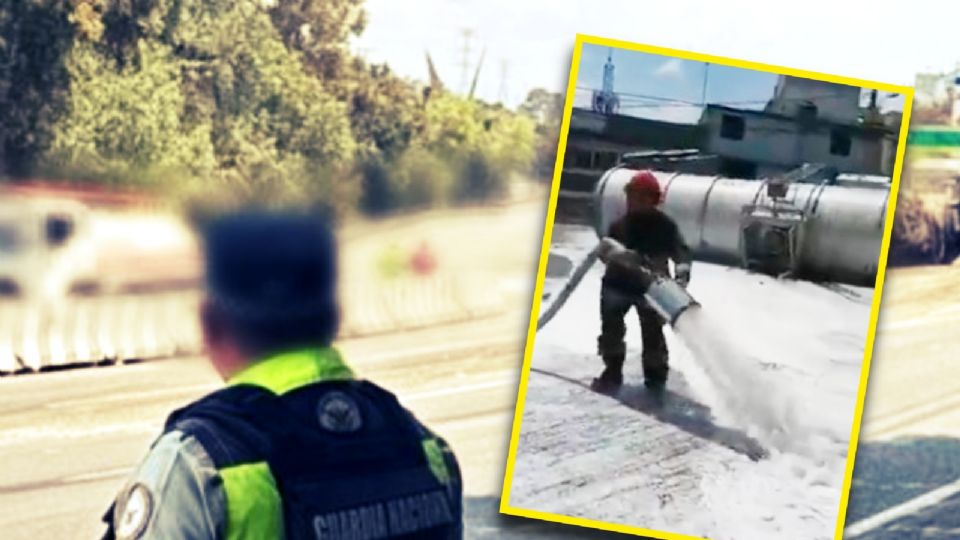 Accidente en la autopista México - Pachuca.