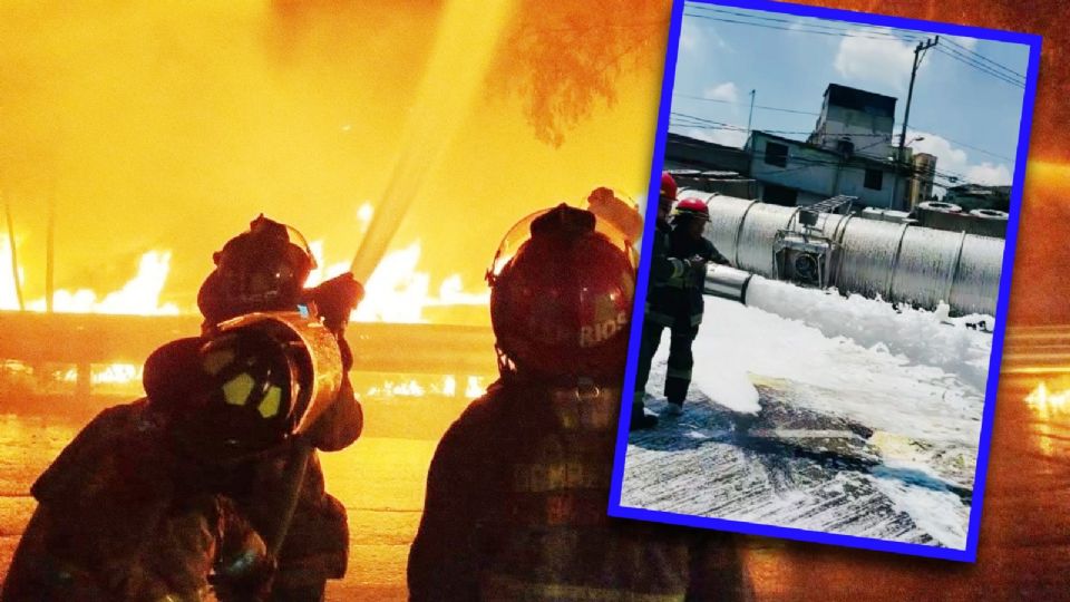 Queman combustible de forma controlada en la autopista México-Pachuca.