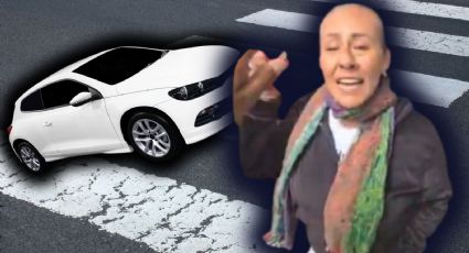 'Lady Paso Peatonal': mujer invade cruce en CDMX y agrede a policías | VIDEO