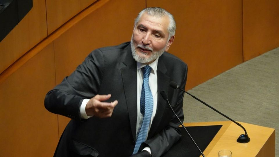 Adán Augusto, coordinador de la bancada de Morena en el Senado.