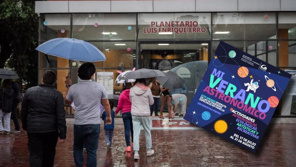 Si no sales de la CDMX, pasa vacaciones de lujo en el Verano Astronómico del Planetario Luis Enrique Erro.