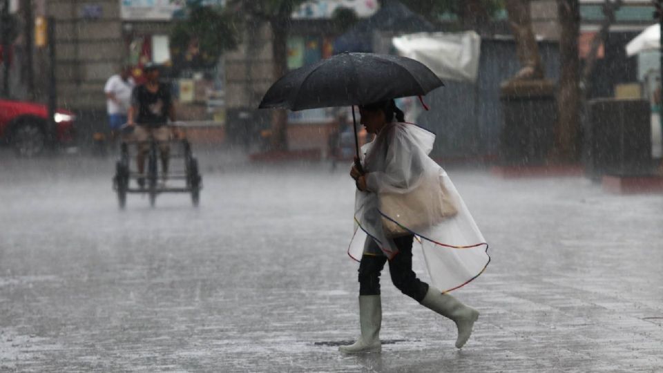 Otro día de lluvias en la CDMX.