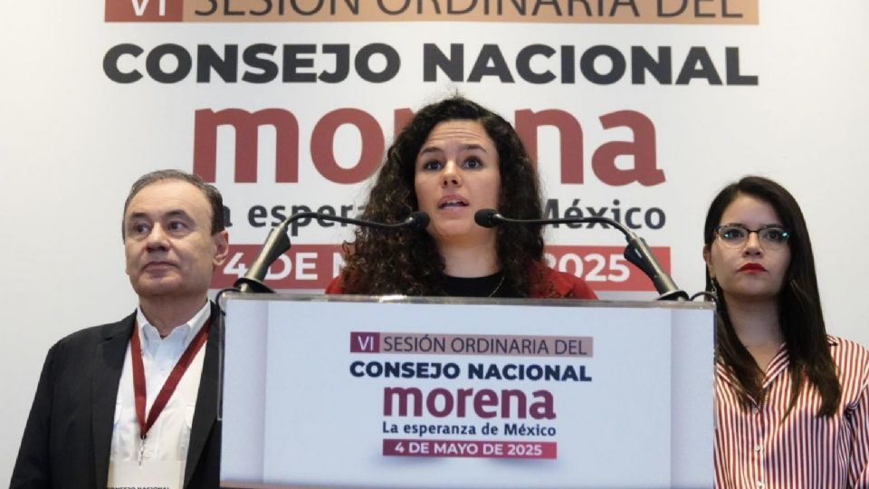 La dirigente nacional de Morena, Luisa Alcaldía.