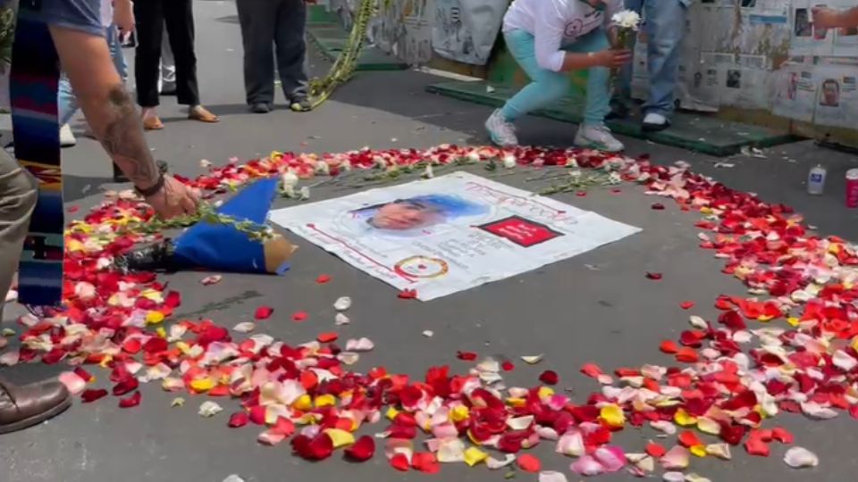 Lo honraron en la Glorieta de los Desaparecidos.