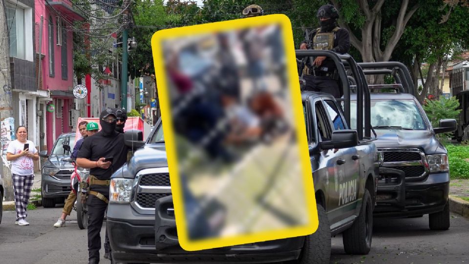 Mujer llora a su novio tras ser detenido por robo en Cuautepec.