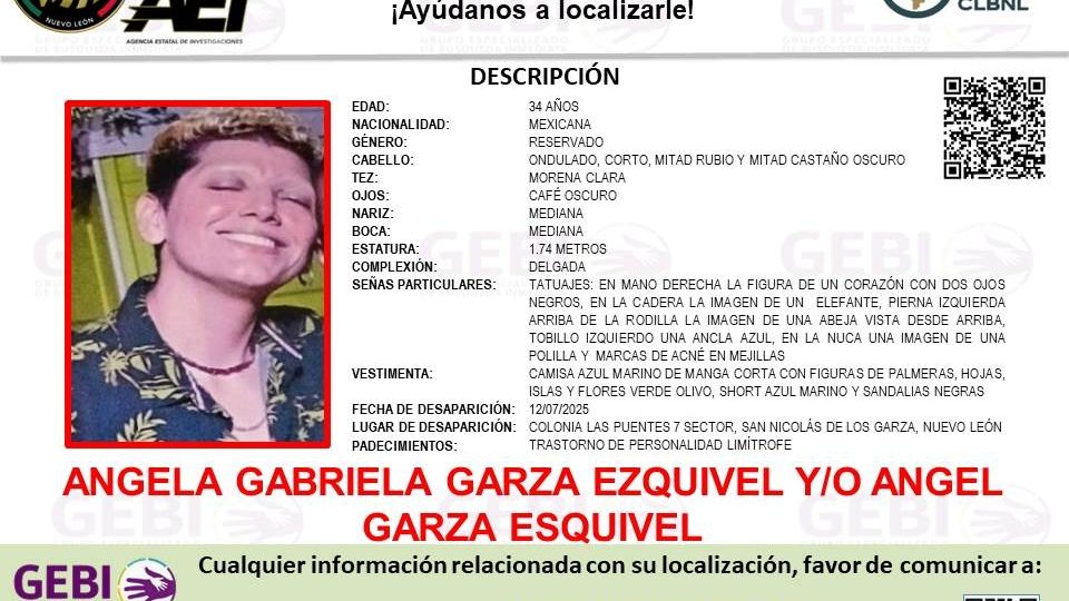 Familiares y amigos se reunirán en La Purísima para pedir por la localización de Ángela Garza Esquivel.