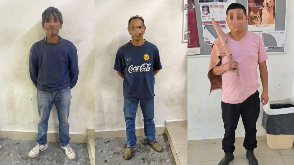 Los implicados intentaron escapar, sin embargo los agentes de la Policía Auxiliar (PA) desplegaron un dispositivo.