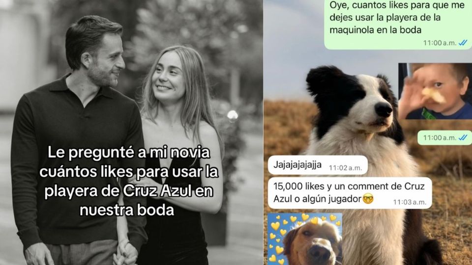 Fan cumple reto de 15 mil likes y se casará con su playera del Cruz Azul (VIDEO)