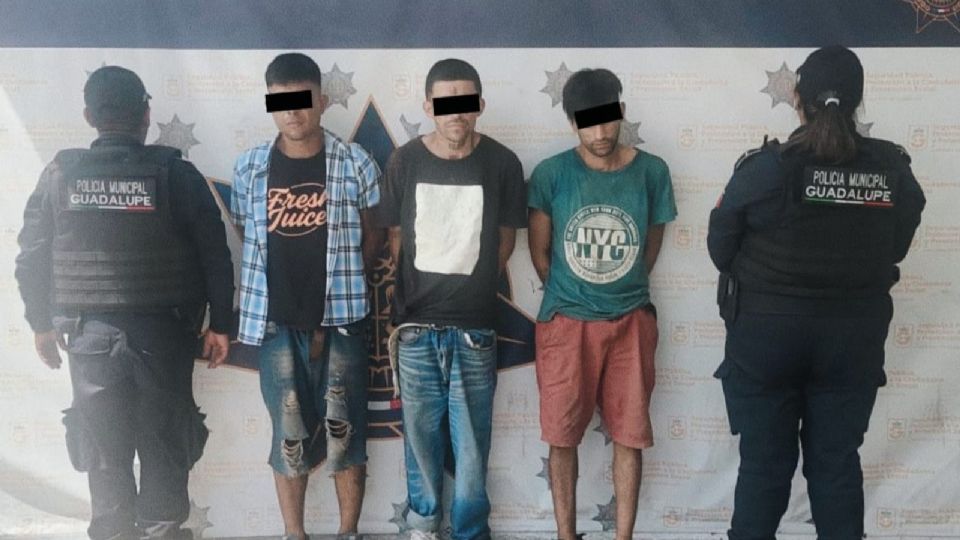 Los detenidos fueron puestos a disposición del Ministerio Público.