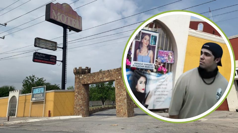 El joven mostró los daños en el inmueble donde fue localizada la joven sin vida.