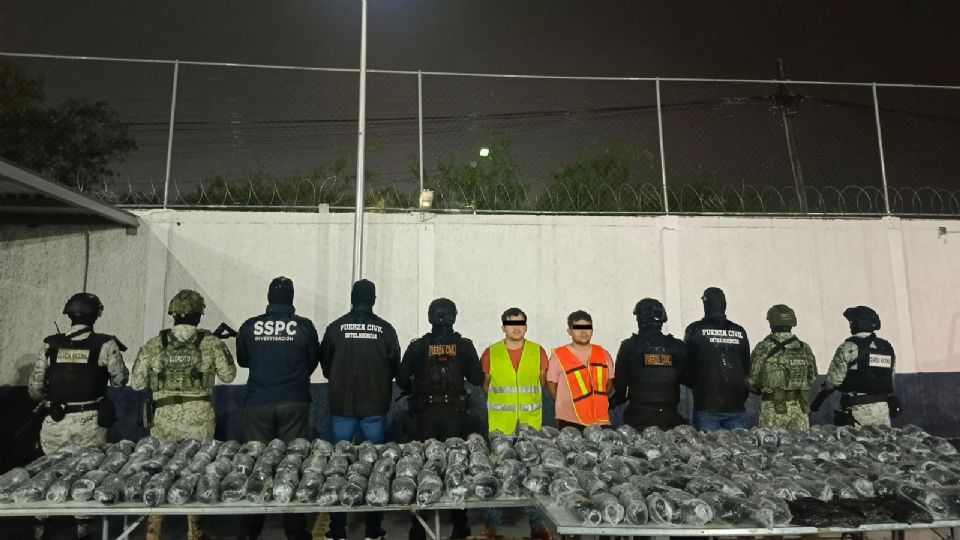 Los detenidos fueron puestos a disposición del Ministerio Público federal.