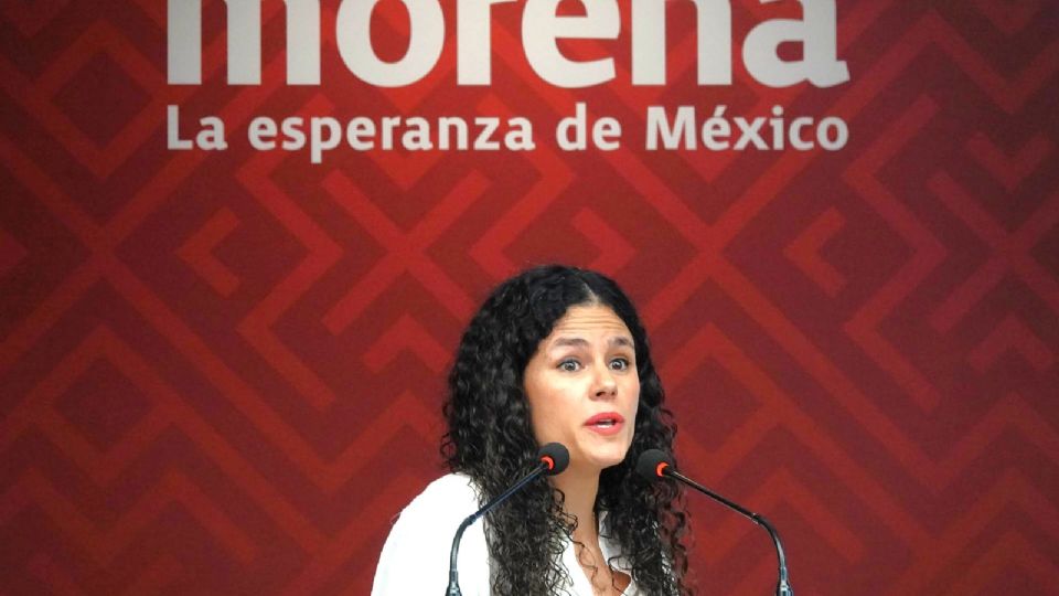 Luisa Alcalde, dirigente nacional de Morena.