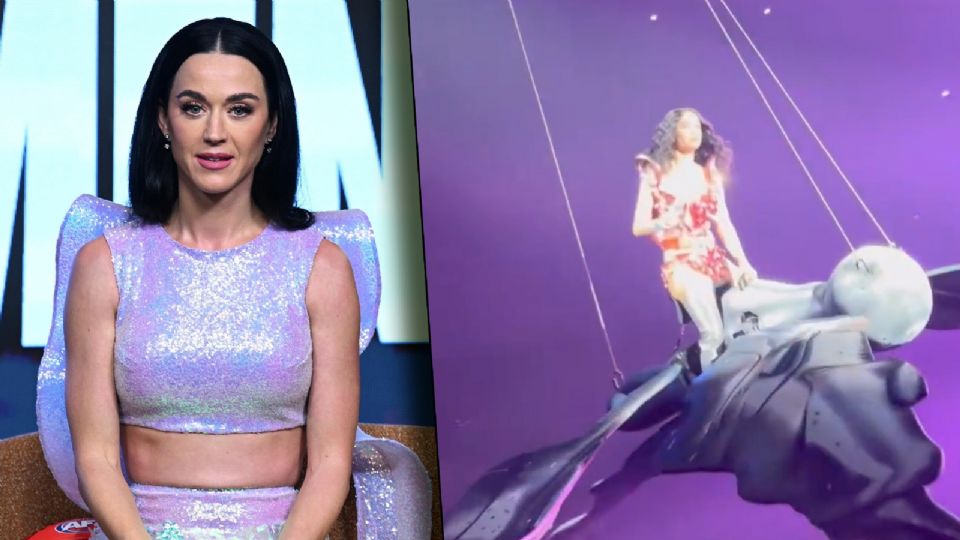 El susto de Katy Perry en el Chase Center fue captado por fans; su reacción se volvió viral.