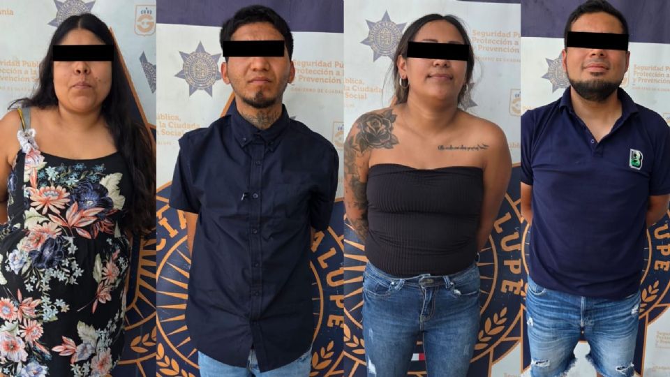 Los detenidos fueron puestos a disposición del Ministerio Público.