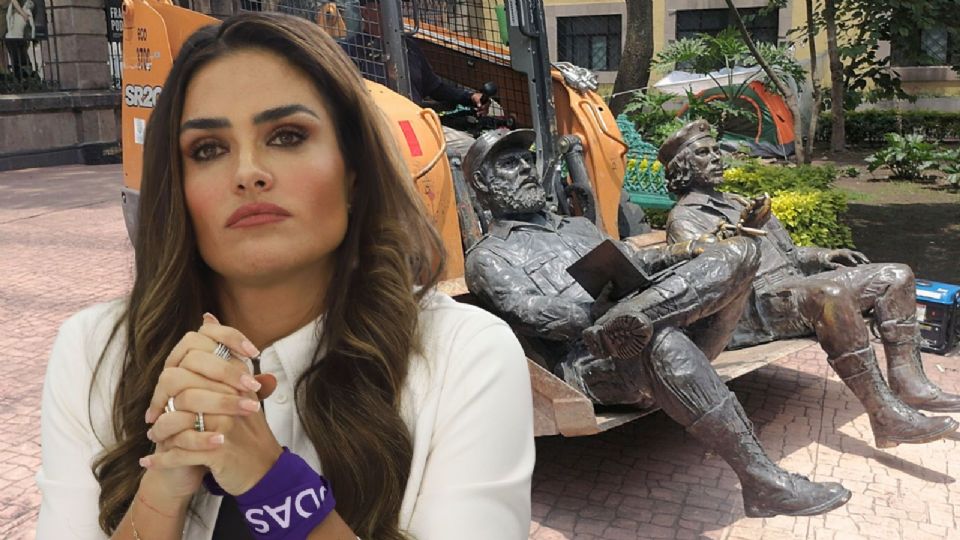 Rojo de la Vega propone subastar esculturas polémicas en Cuauhtémoc.