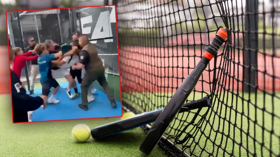 Germán Mondragón, dueño de Alfa Pádel, fue grabado mientras golpeaba y amenazaba a un hombre en Atizapán.