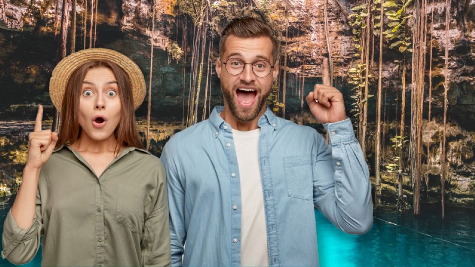 El cenote se encuentra a muy pocos minutos de Mérida.