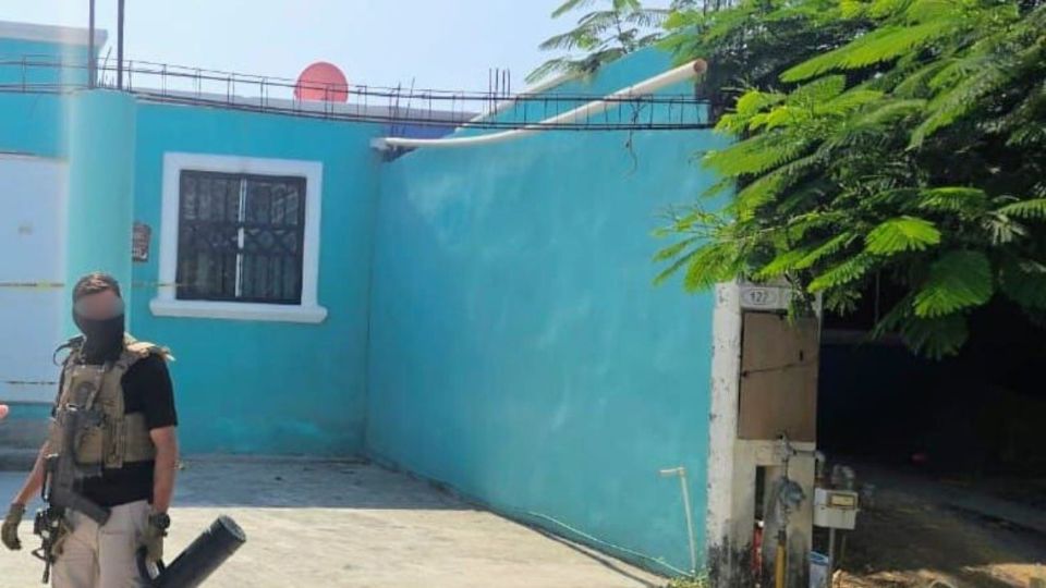 El cateo se realizó en la colonia Valle de Santa María, en Pesquería, donde detuvieron a Juan Manuel “N” por su presunta participación en un secuestro.