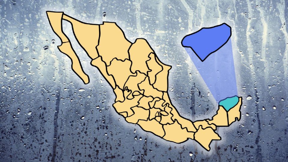 Continuarán las lluvias en zonas de Yucatán.