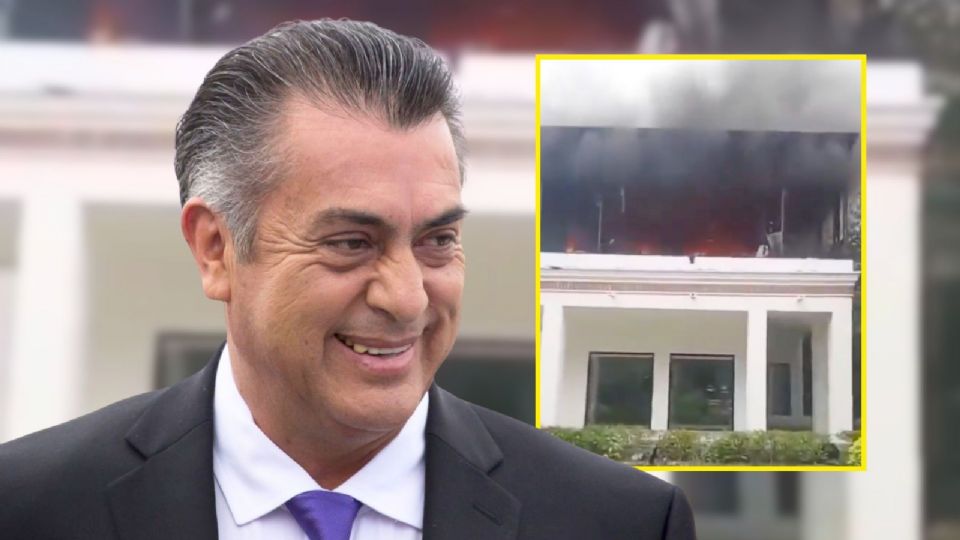 Sujeto irrumpe y provoca incendio en casa del exgobernador de Nuevo León, Jaime Rodríguez 'El Bronco'.