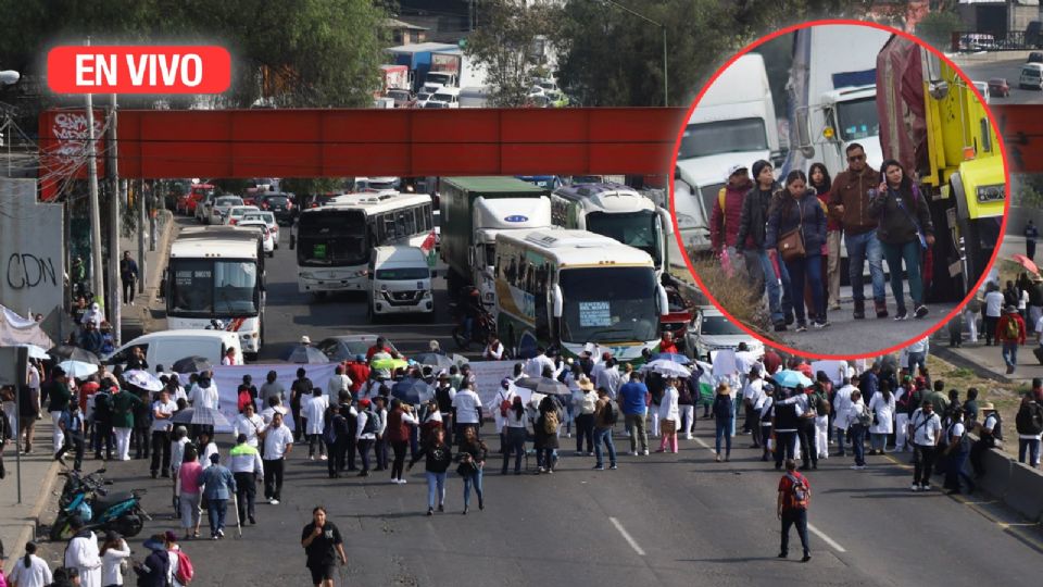 Aunque se ha dejado un carril libre por sentido, las filas de vehículos no han dejado de crecer.