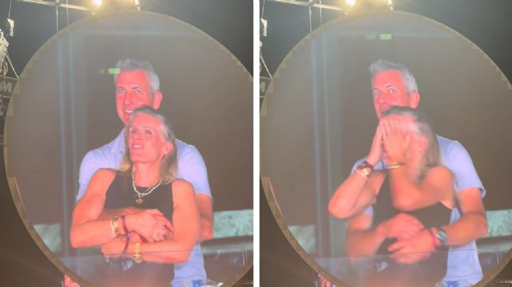 Filtran nuevas fotos de la pareja viral en concierto de Coldplay antes de la "kiss cam"