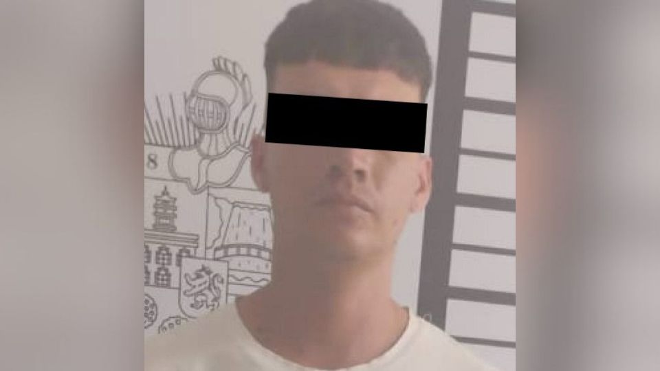 El detenido fue identificado como Sebastián “N” de 25 años.