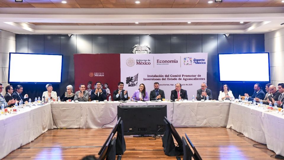 Aguascalientes instala comité, integrado por autoridades estatales y federales, empresas y academia, para atraer más inversión a la entidad.