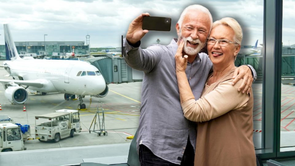 Personas adultas mayores pueden disfrutar de sus vacaciones con un 15% de descuento en vuelos gracias a su tarjeta del INAPAM.