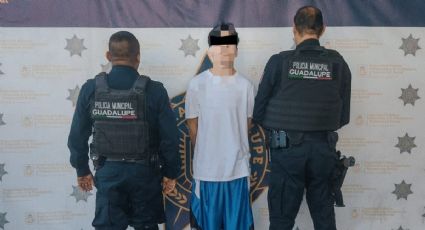 Detienen en Guadalupe a menor vinculado a 10 asaltos con violencia