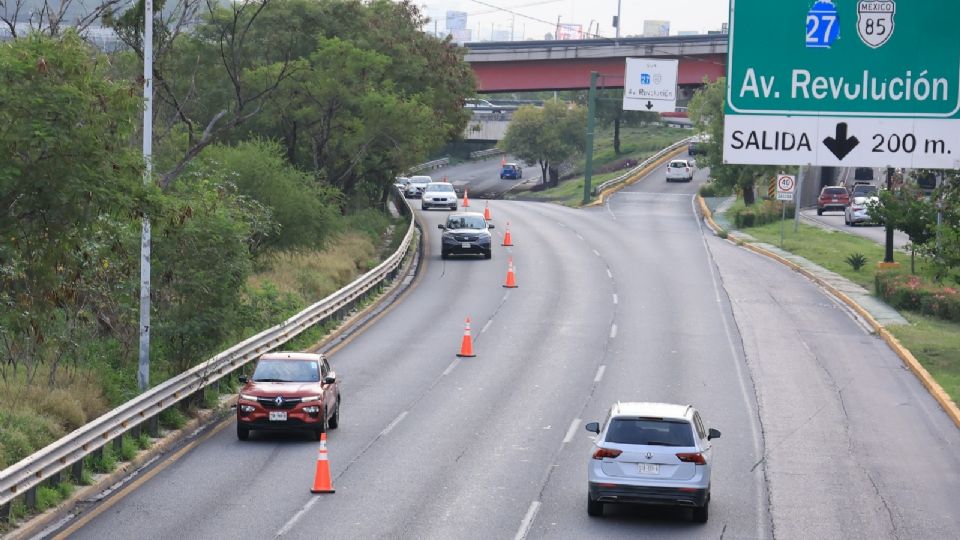 El carril reversible emergente de Morones Prieto ha mejorado la movilidad entre Guadalupe y Monterrey.
