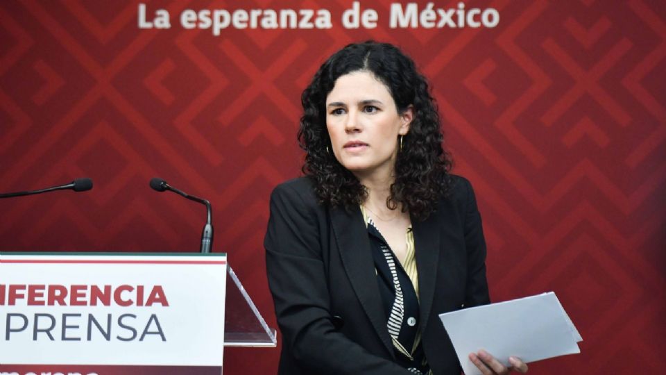 Luisa Alcalde, presidenta de Morena.
