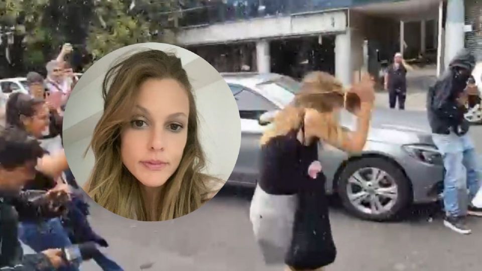 Lady Racista fue agredida con residuos líquidos.