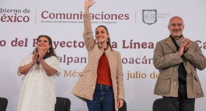 Claudia Sheinbaum celebra su regresa a Tlalpan