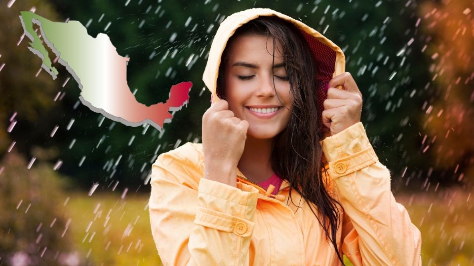 Saca impermeable y paraguas, pues estos próximos 4 días habrá mucha lluvia en casi todo el país.