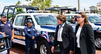 Delfina Gómez entrega 455 patrullas y motopatrullas para reforzar la seguridad en Ecatepec