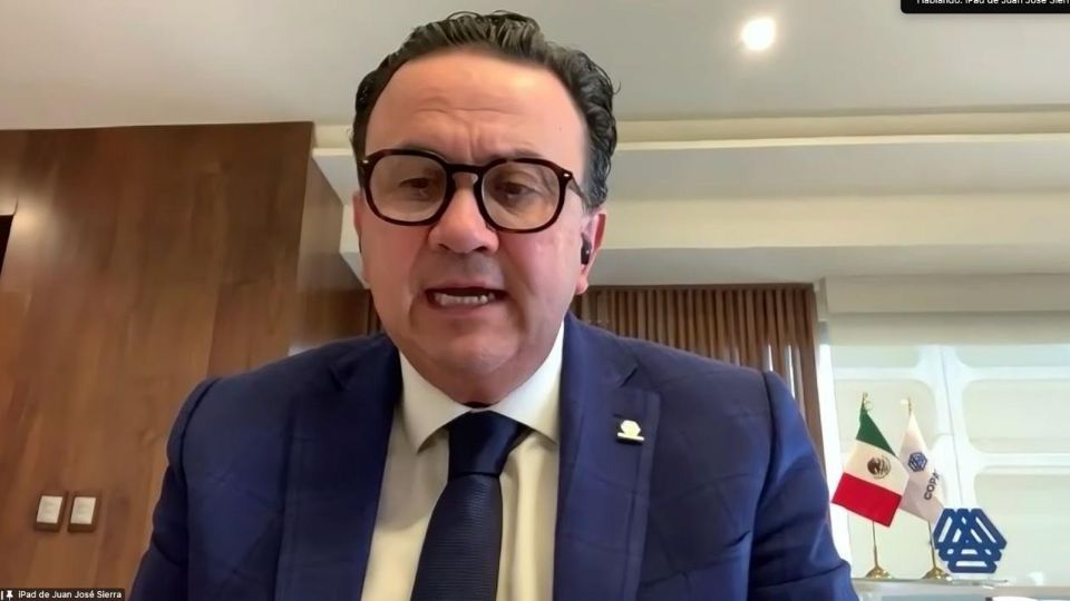 Juan José Sierra presidente de la Coparmex lanza una alerta por la inseguridad en el país.