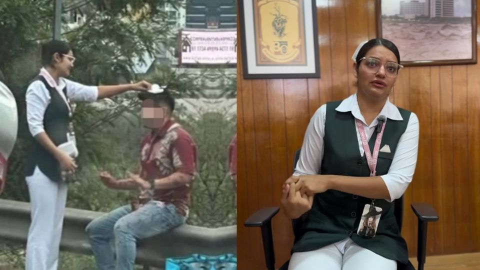 ¿Quién es Yuli? La enfermera del IMSS que ayudó a conductor tras accidente en Monterrey