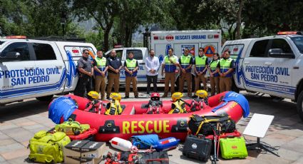 Protección Civil de San Pedro es reconocida por su labor de rescate en Texas