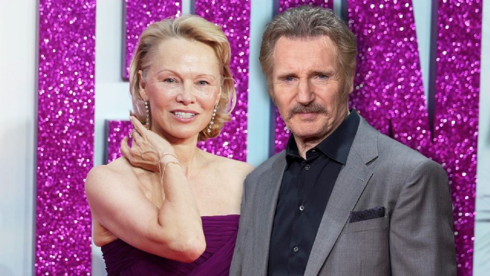 La química entre Pamela Anderson y Liam Neeson trascendió más allá de un set de filmación.