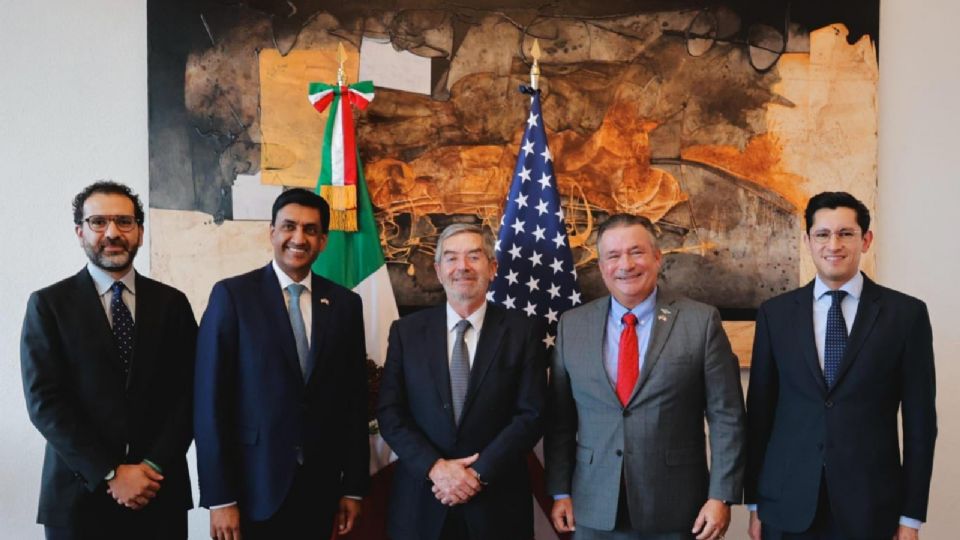 Reunión entre funcionarios de México y EU.