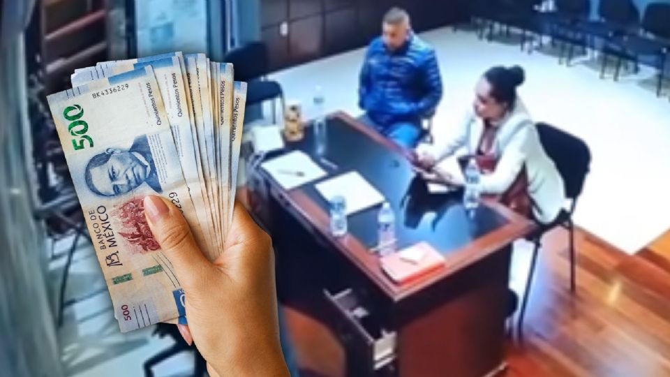 Funcionaria de Ixtapaluca, Nora Chávez, viralizada contando dinero en efectivo.