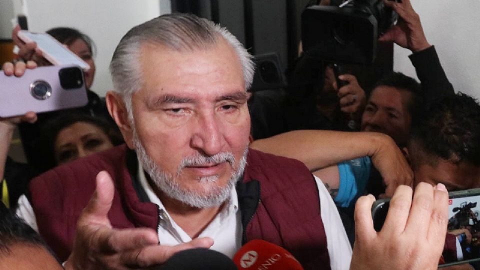 Adán Augusto, líder de los senadores de Morena.