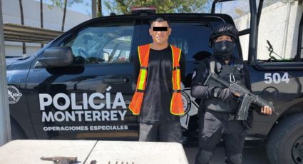 Hondureño fue sorprendido con pistola en colonia Bella Vista; intentó huir en bicicleta