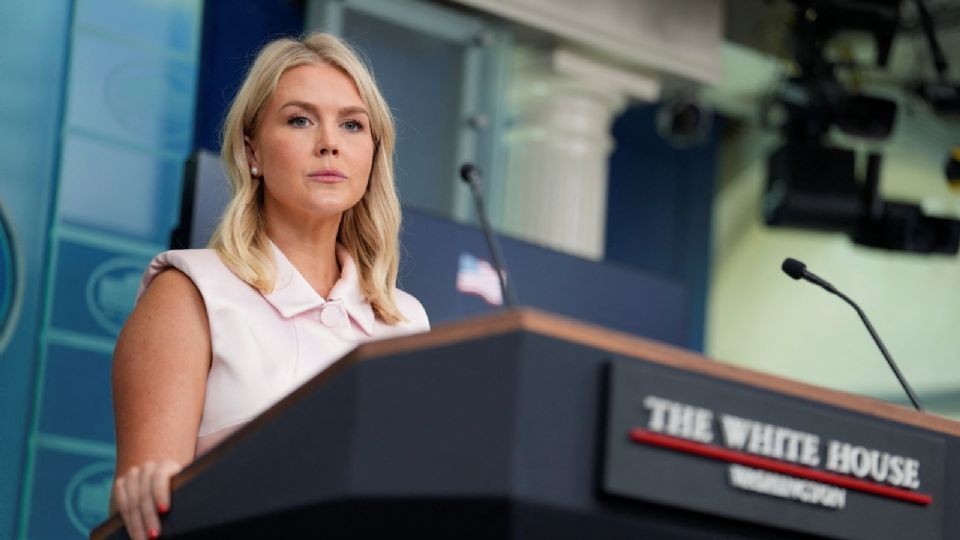 Karoline Leavitt, vocera de la Casa Blanca.
