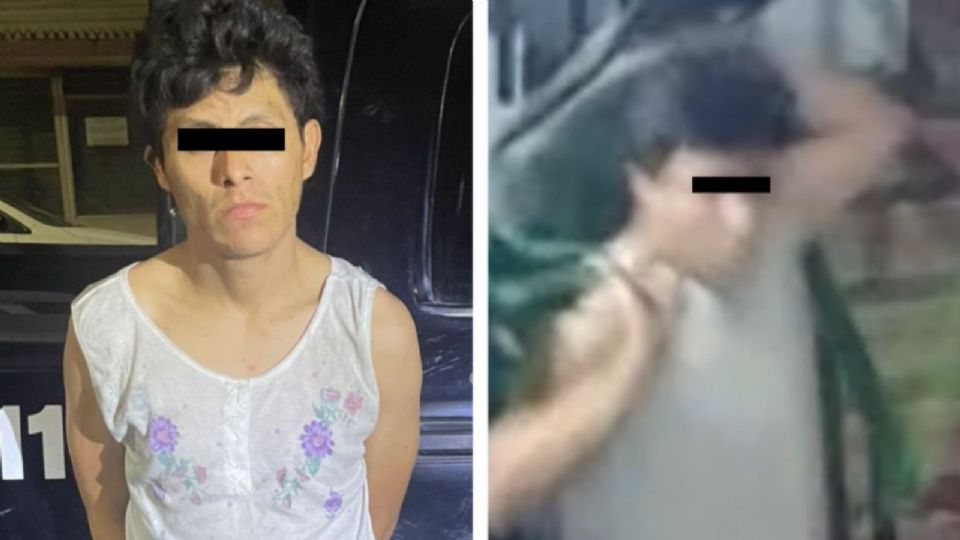 El hombre fue puesto a disposición del Ministerio Público.