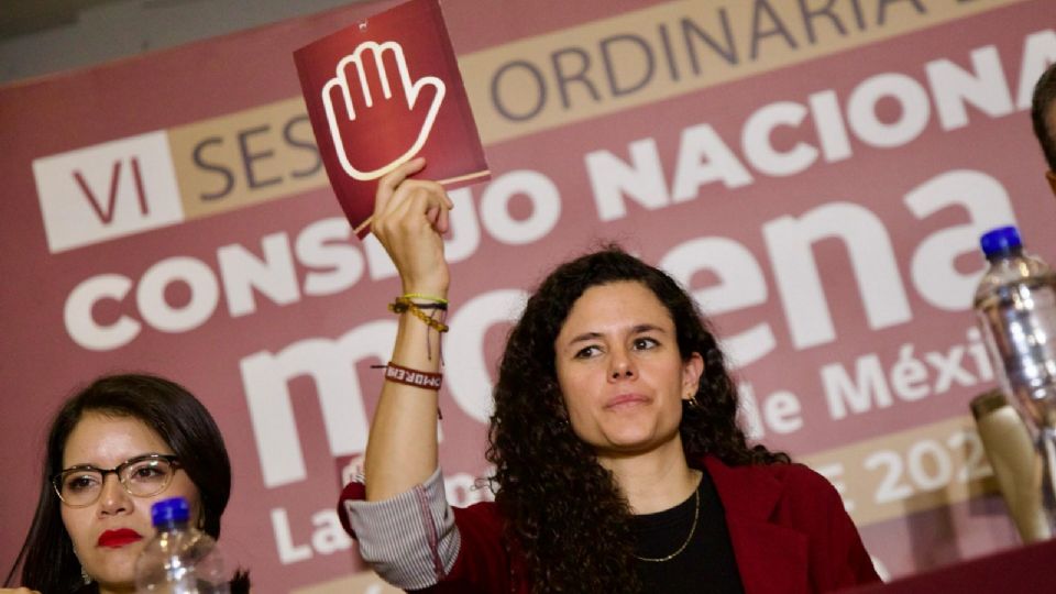 Luisa María Alcalde Luján, presidenta de Morena.