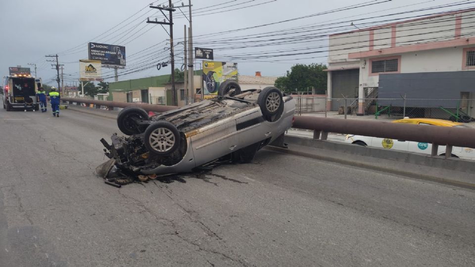 El segundo percance se registró sobre la avenida Migue Alemán y Puerto Tampico a la altura de la colonia La Fe.